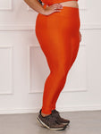 Calça Legging Canelada C/Liso Plus Size