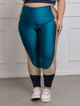 Calça Legging Brilhosa Plus Size