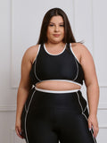 Top Brilhoso Feminino Fitness S/bojo  Plus size