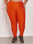 Calça Legging Canelada C/Liso Plus Size