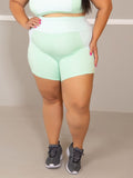 Bermuda Fitness Tule Plus Size