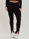 Calça Legging com Abertura na Barra