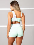 Conjunto fitness Detalhe em Tule (bermuda+top)