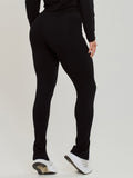 Calça Legging com Abertura na Barra