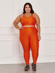 Conjunto Fitness Canelado Plus Size