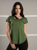 Blusa Barra Arredondada Tapa BumBum Fitness