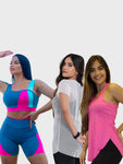 Combo 1x Conjunto 1x Blusa de Tule 1X Blusa Tapa BumBum