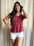 Baby Doll Estampado Feminino
