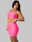 Conjunto Brilhoso (Bermuda + Top C/Bojo)