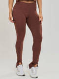 Calça Legging com Abertura na Barra