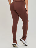 Calça Legging com Abertura na Barra