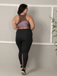 Conjunto Legging Detalhe em Tule + Top C/bojo Plus Size