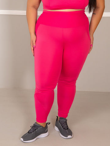 Calça Legging Tule Plus Size