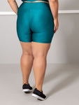 Bermuda Fitness Brilhoso Plus Size