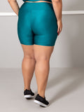 Bermuda Fitness Brilhoso Plus Size