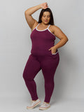 Macacão Fitness Com Bolso Plus Size
