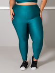 Calça Legging Brilhosa Plus Size