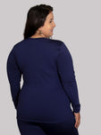 Blusa Plus Size Térmica Flanelada Inverno