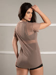 Blusa de tule 10736