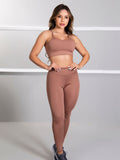 Kit 1 Conjunto Fitness + Blusa de Tule