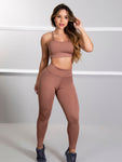 Kit 1 Conjunto Fitness + Blusa de Tule