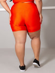 Bermuda Fitness Brilhoso Plus Size