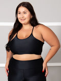 Top Brilhoso  Feminino Fitness  Plus size