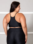 Top Brilhoso  Feminino Fitness  Plus size