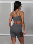 Conjunto Detalhe Em Tule Bermuda + Top S/Bojo