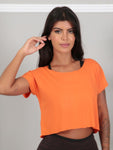 Cropped Corte a Fio Feminina Fitness