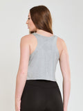 Cropped Regata Corte a Fio Feminina Fitness