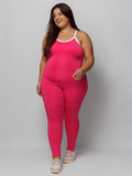 Macacão Fitness Com Bolso Plus Size