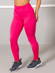 Calça Legging Detalhe em Tule