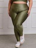 Calça Legging Brilhosa Plus Size