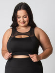 Top Feminino Fitness  Plus size com  bojo