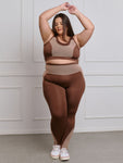 Conjunto Fitness Legging + Top S/bojo Plus Size