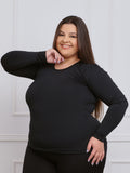 Blusa Plus Size Térmica Flanelada Inverno