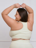 Top Canelado Fitness Plus Size