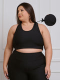 Top Canelado Fitness Plus Size