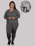 Conjunto Plus Size Térmica Flanelada Inverno