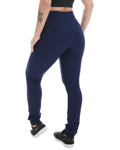 Calça feminina  jogger de veludo cotelê canelada