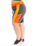 Bermuda Fitness Detalhe Em Trilobal Plus Size