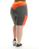 Bermuda Fitness Detalhe Em Trilobal Plus Size