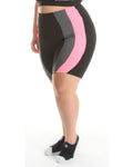 Bermuda Fitness Detalhe Em Neon Plus Size