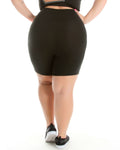 Bermuda Fitness Detalhe Em Neon Plus Size