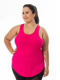 Kit 3 Regatas Plus Size Tapa BumBum Fitness