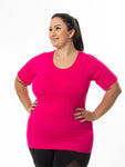 Kit 3 Blusas Detalhe em Tule Plus Size