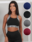 KIT 6 Tops Fitness Com Elástico