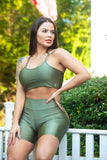 Kit 1 Conjunto Fitness + Blusa de Tule