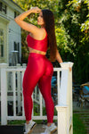 Kit 1 Conjunto Fitness + Blusa de Tule
